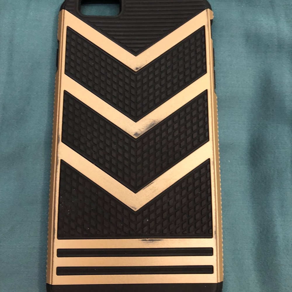 Black & gold iPhone case